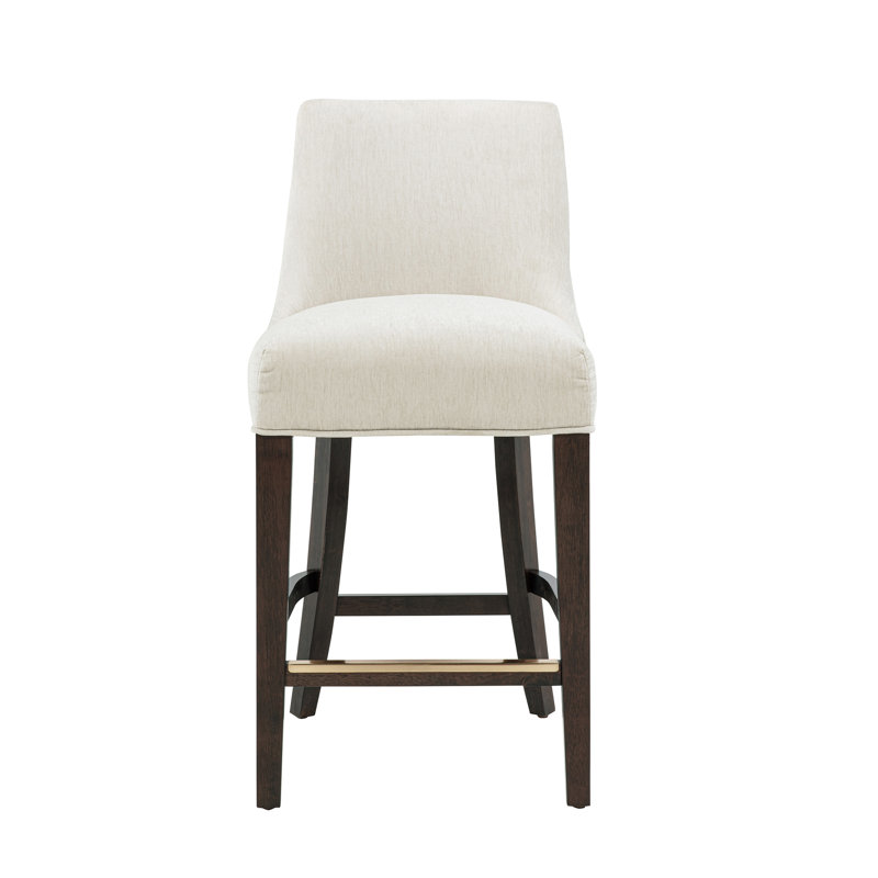 Tabouret de comptoir Beever, Crème, Tabouret de comptoir (siège d'une hauteur de 27,4