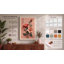 Three Flowering Stems Japandi - Wrapped Canvas-871801574-871801572