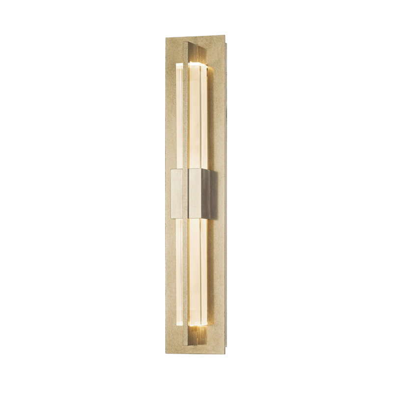 Axis 2 - Light LED Flush Mounted Scone, Soft Gold