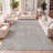 Odense High-Low Minimalist Angle Geometric Gray/Ivory Indoor/Outdoor Rug-1231560969