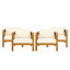 Ensemble de 4 chaises longues de patio-1019414159
