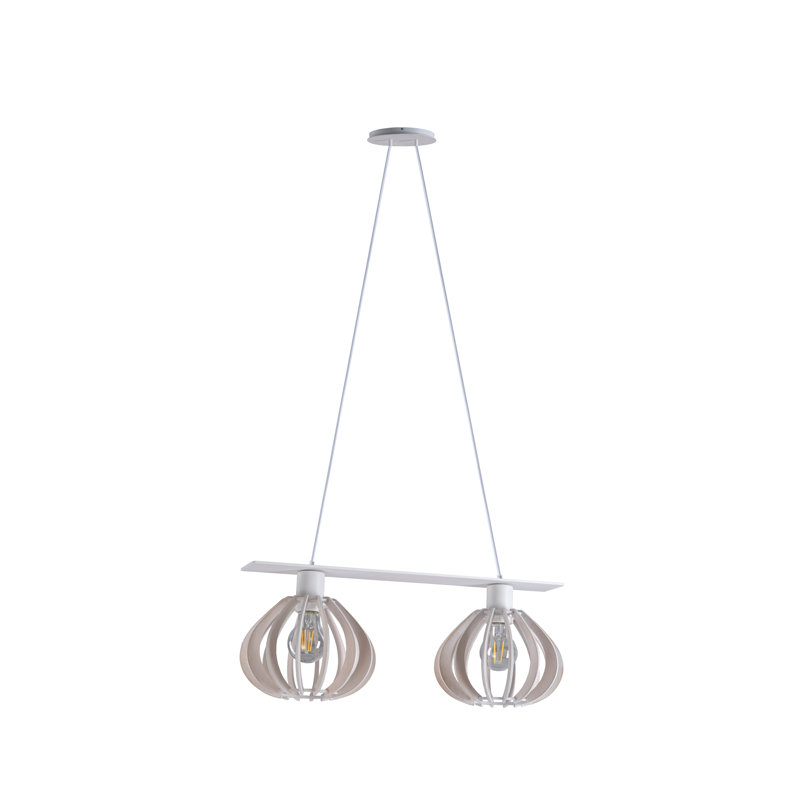 Palmyra 2 - Light Kitchen Island Pendant, White