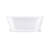 Kingston Brass Aqua Eden 66-Inch Acrylic Oval Double Ended Pedestal Tub With Drain-115313118
