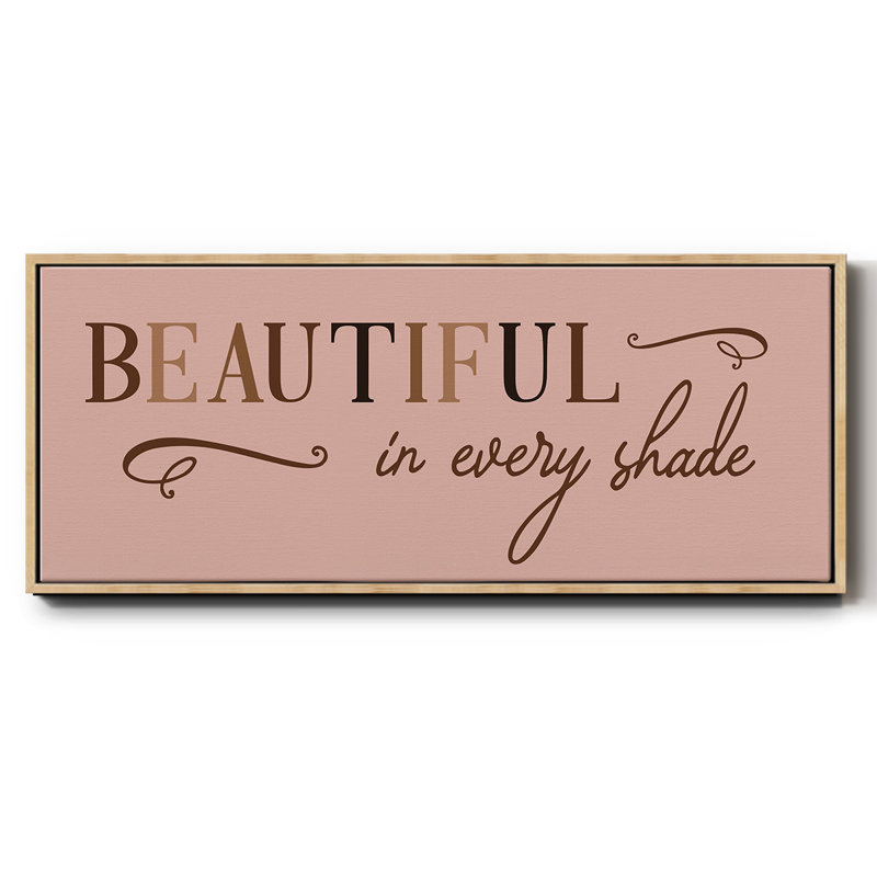 Every Shade - Toile encadrée, H 8 po x l 20 po