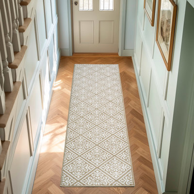 Austell Machine Woven Synthetic Geometric Area Rug