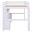 Lit mezzanine à 4 tiroirs Telauges avec bureau intégré par Harriet Bee-1653715210