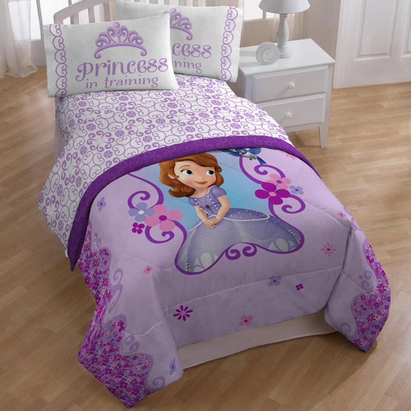 Sofia The First Microfiber Floral Sheet Set