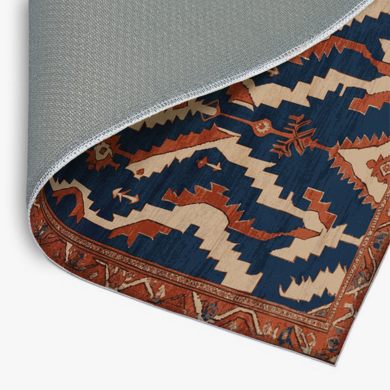 Tapis d'intérieur et d'extérieur gris Persian, Rectangulaire 2 pi x 3 pi