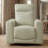 Weddel 37.2" wide Genuine Leather Modern Power Recliner with Swivel and Glider-171794482
