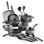 Ensemble de batterie de cuisine antiadhésive 18 pièces 18 pièces (gris)