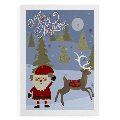 Winer Santa II - Impression sur toile seulement - NON CADRE