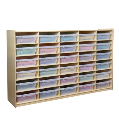 30 Compartment Cubby with Bins -  Wood Designs, WD18561