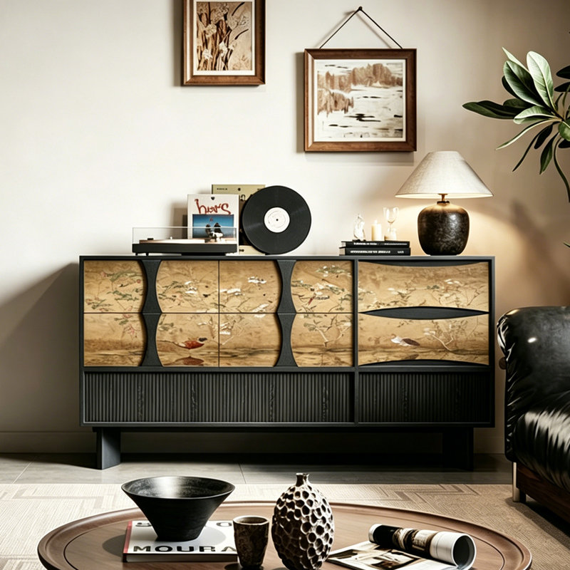 Buffet de style moderne rétro simple