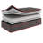  13" Luxury Black/Red Eurotop Mattress Hybrid Comfort – Premium Quilted Cover - Made in NJ – Fiberglass-Free – Bed in a Box-123282459-98278276