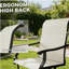 Ensemble de 2 chaises d'extérieur, chaises pivotantes-2001336568