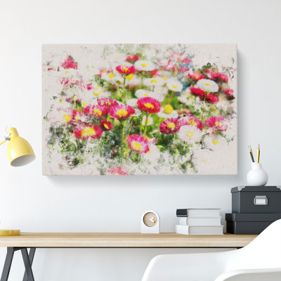 Pretty Flowers - Wrapped Canvas
