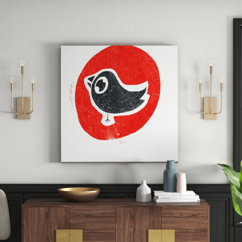 Bird Print by Steve Leadbeater - Wrapped Canvas Print, 102 cm H x 102 cm W