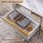 48" Luxury Faux Marble Coffee Table With Curved Fluted Design-289059999
