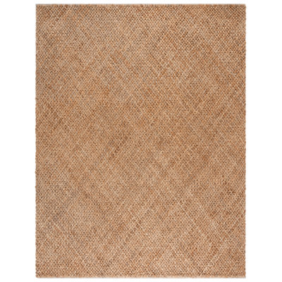 Tapis uni en jute et coton Jilek