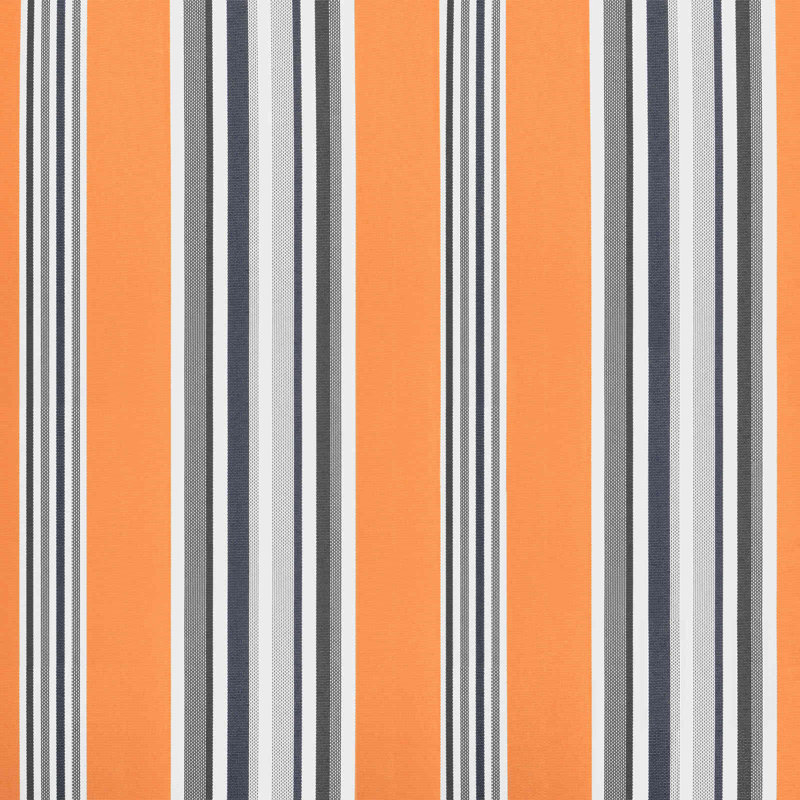 VidaXL 250cm D Retractable Patio Awning, 165cm H x 300cm W x 250cm D, Orange/Blue/Black
