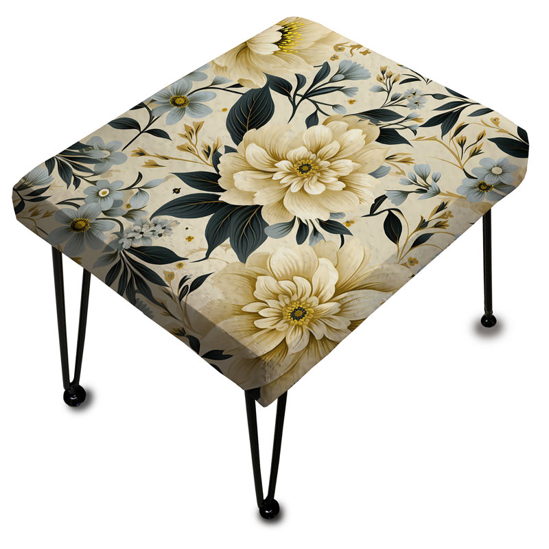 Repose-pieds rectangulaire en forme de V à motif minimaliste de simplicité minimaliste