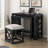 Desks And Stool Set 3Pc Rolling Desk With Casters, 2 Charging Ports Home Office Furniture-1923522363