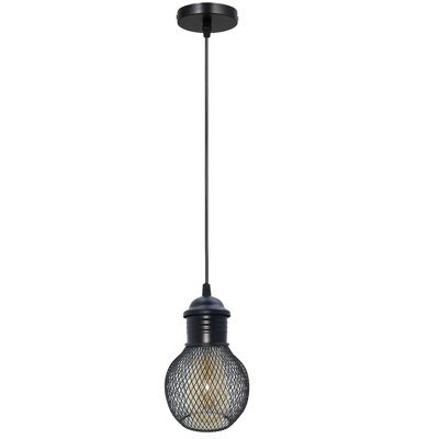 Hance 1 - Light Black Bell Pendant