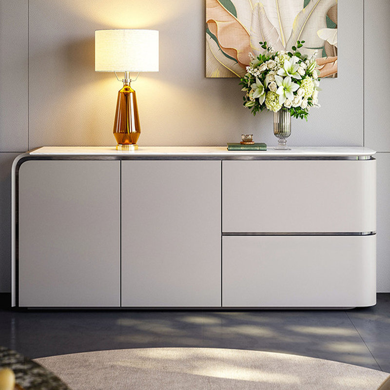 Buffet d'entrée italien simple, H 33,46 po x l 70,87 po x P 15,75 po