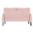 Corduroy fabric, comfortable monochrome double sofa, suitable for living rooms and bedrooms-271025353