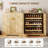 31.5" W 5-Tier Shoe Cabinet With 360°Rotating Shoe Rack, Freestanding Shoe Storage Cabinet For 30-35 Pairs-639240439