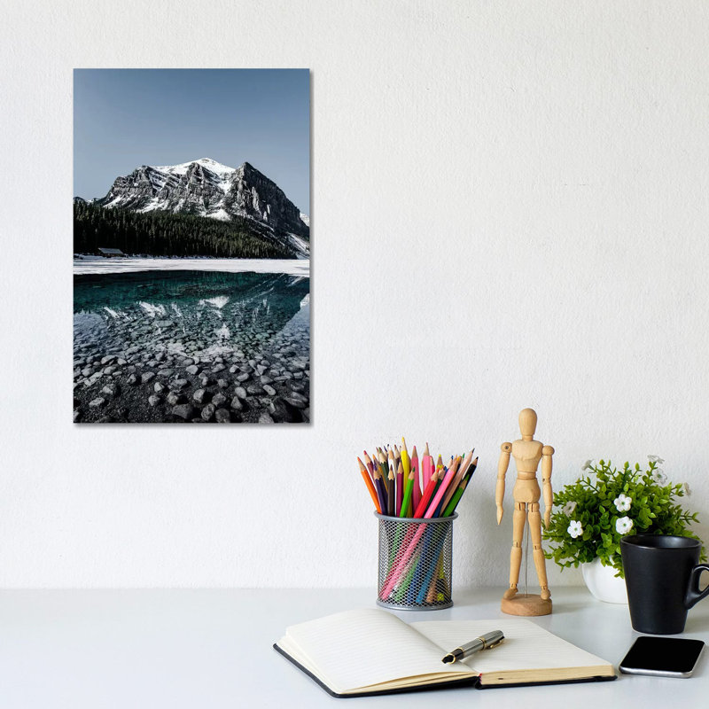 Lake Louise Reflection by Lucas Moore - Wrapped Canvas Print, 20.32 cm H x 30.48 cm W