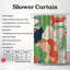 Rideau de douche Emerald Trio - Premium-2137430127