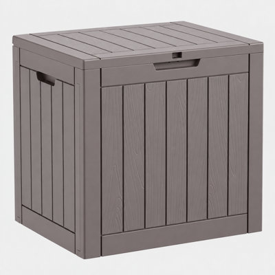 Boîte de rangement en résine résistante à l'eau 28 gallons