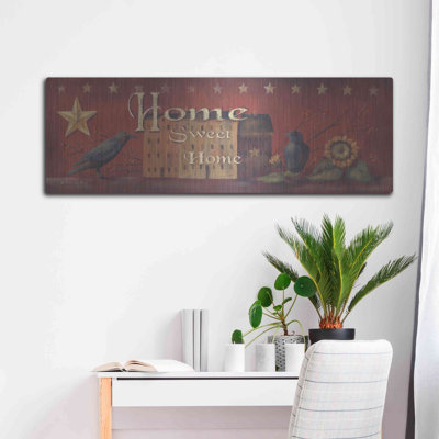 'Home Sweet Home' by Pam Britton, Metal Wall Art
