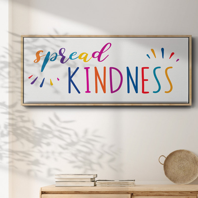 «Rainbow Kindness», toile encadrée