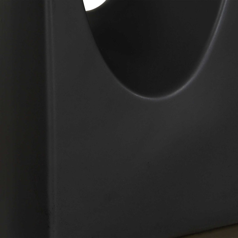 Uttermost Void Matte Black Table Lamp