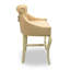 Orion Upholstered Stool with Solid Wood Frame