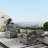 Outdoor Reclining Chairs, Reclining Patio Chairs With Extended Footrest, Adjustable Rattan Patio Lounge With Flip-Up Table