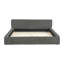 Structure de lit tapissier et tissu de velours-391867793