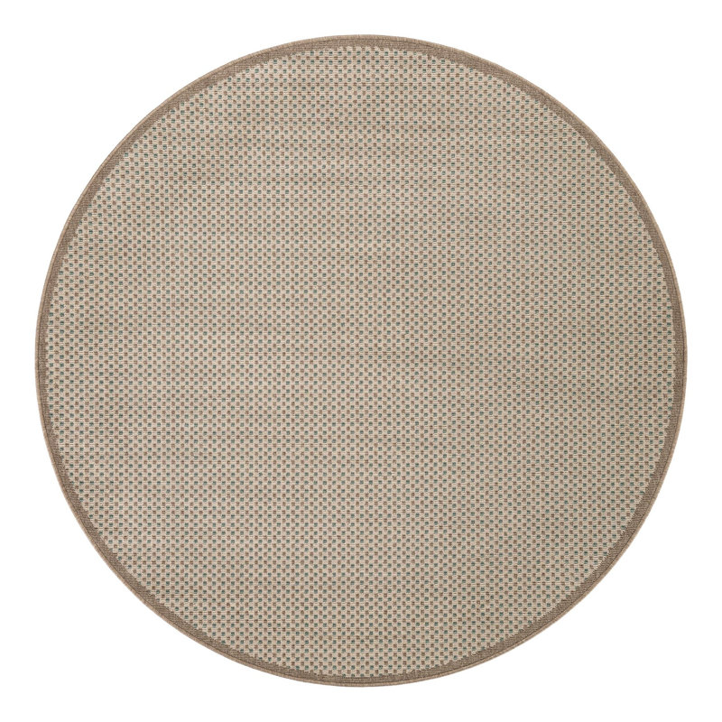 Gourlie Indoor/Outdoor Area Rug, Round 6'1"