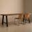 Japanese style retro solid wood dining table-109116437