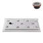 Base de douche 60 po x 36 po en alcôve en acrylique noir brillant avec drain à gauche, drain inclus-115186104