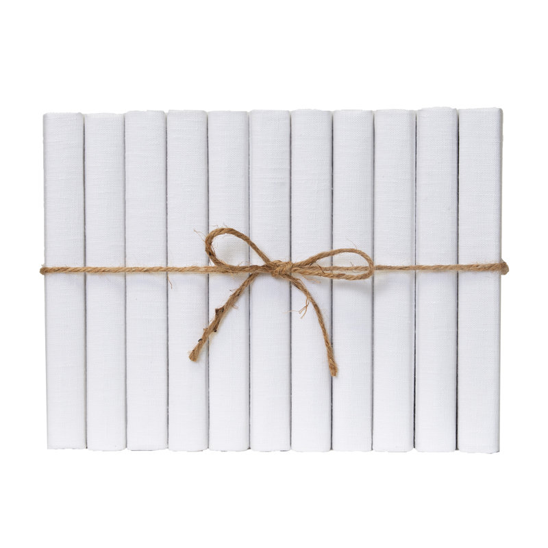 Snowfall Linen Wrapped Colorpak Decorative Book