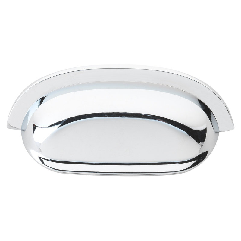 Poignée coquille, Chrome poli