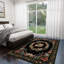 Tapis lavables 6 x 9 pi, tapis d'extérieur doux papillon noir, tapis à poils longs délavés d'inspiration rétro pour le salon, la salle à manger et la chambre à coucher-1830842430