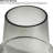 Obsidian Mist 7.5" Modern Black Glass Vase-1920637504