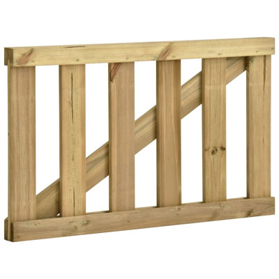 Garden Slats Gate Impregnated Pinewood
