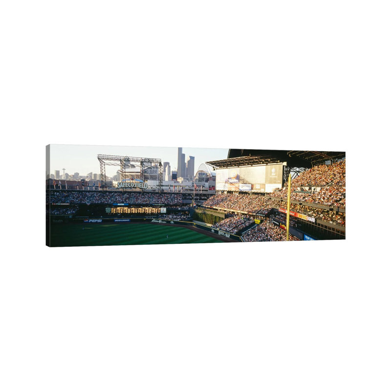 SAFECO Field Seattle WA - Wrapped Canvas Panoramic Print, 30.48 cm H x 91.44 cm W x 3.175 cm D