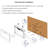 42 Inch Ultra Thin Fireplace, Led Heater, 5 Settings Of Brightness, Mounted Style Electric Flame & 400 Sq. Ft. Heating Area