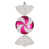Cerise/White is out of stock selected